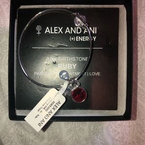 Alex and Ani July Birthstone (Ruby) Bracelet